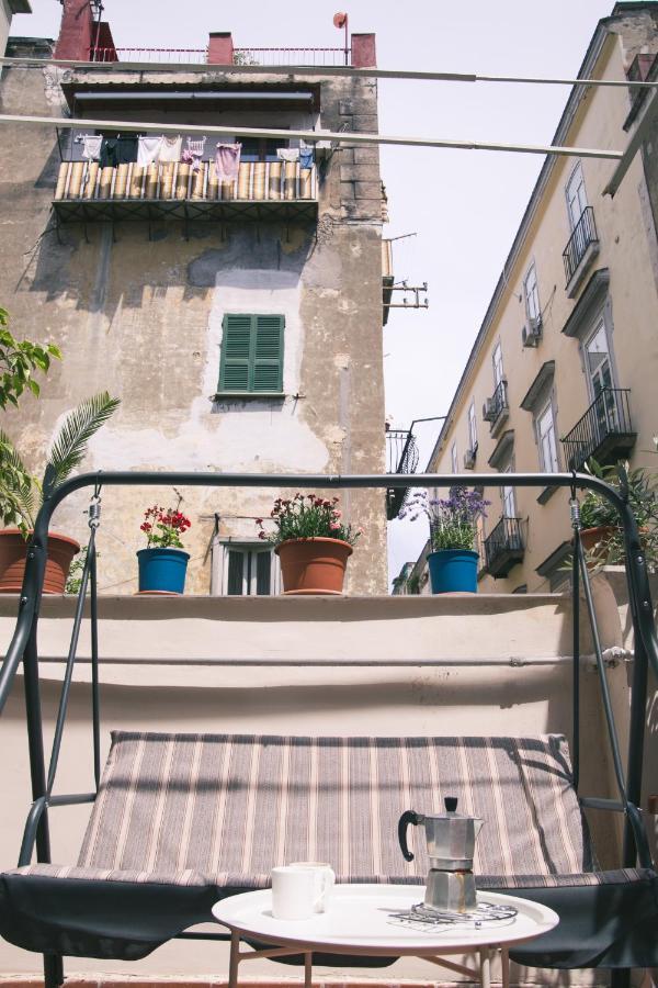 那不勒斯La Casa Del Nespolo, 2 Terrazzi E 2 Bagni In Centro公寓 外观 照片